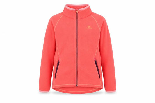 Girls UK Size 8 Years Quechua Pink Basic Jacket