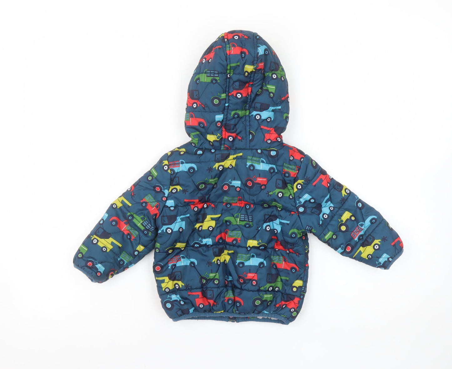 Boys UK Size 12-18 Months Marks and Spencer Multicoloured Puffer Jacket
