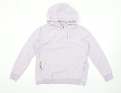 Womens UK Size S FatFace Purple Pullover Hoodie