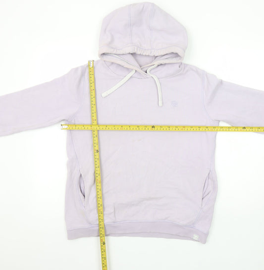Womens UK Size S FatFace Purple Pullover Hoodie