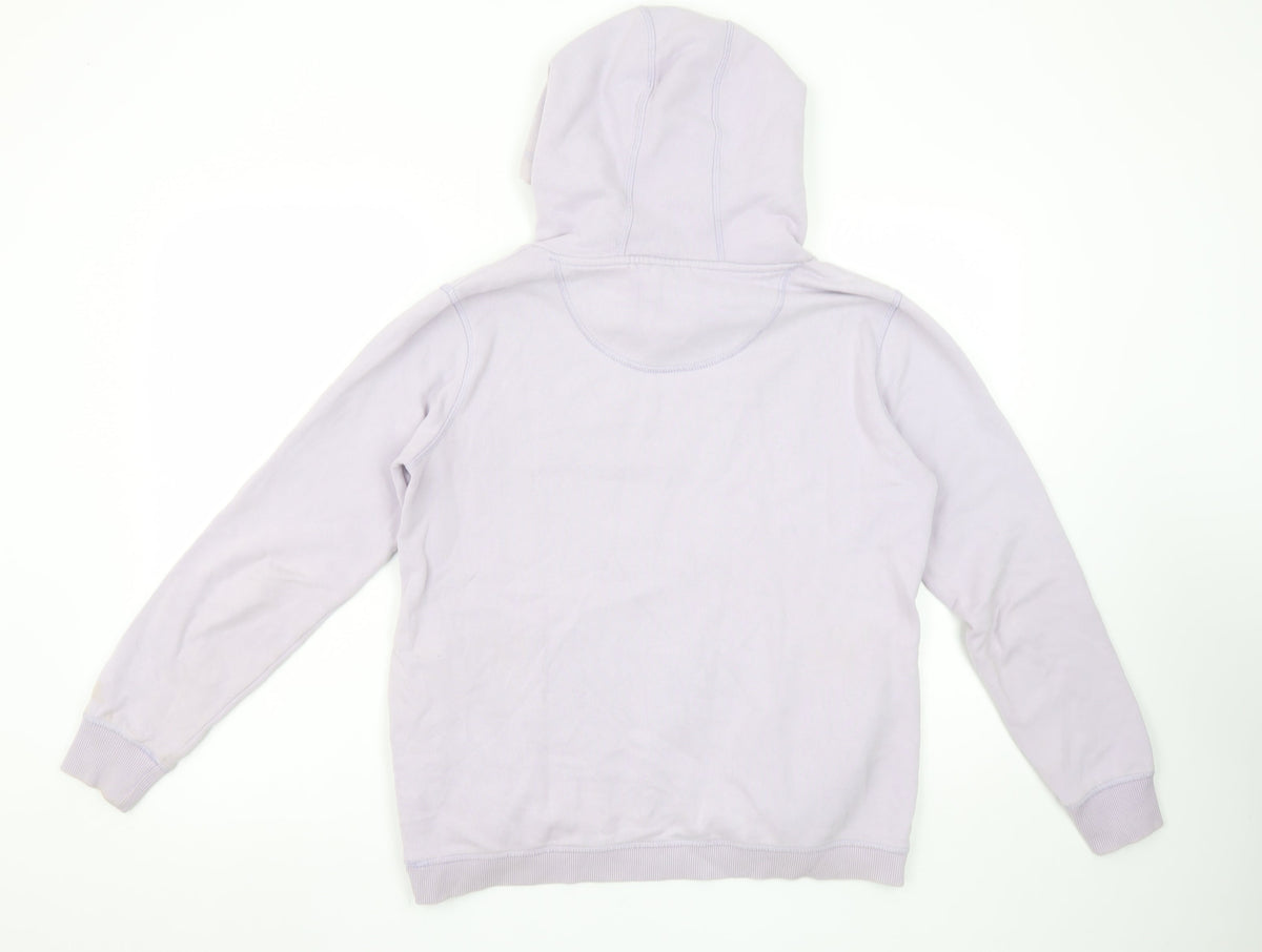 Womens UK Size S FatFace Purple Pullover Hoodie