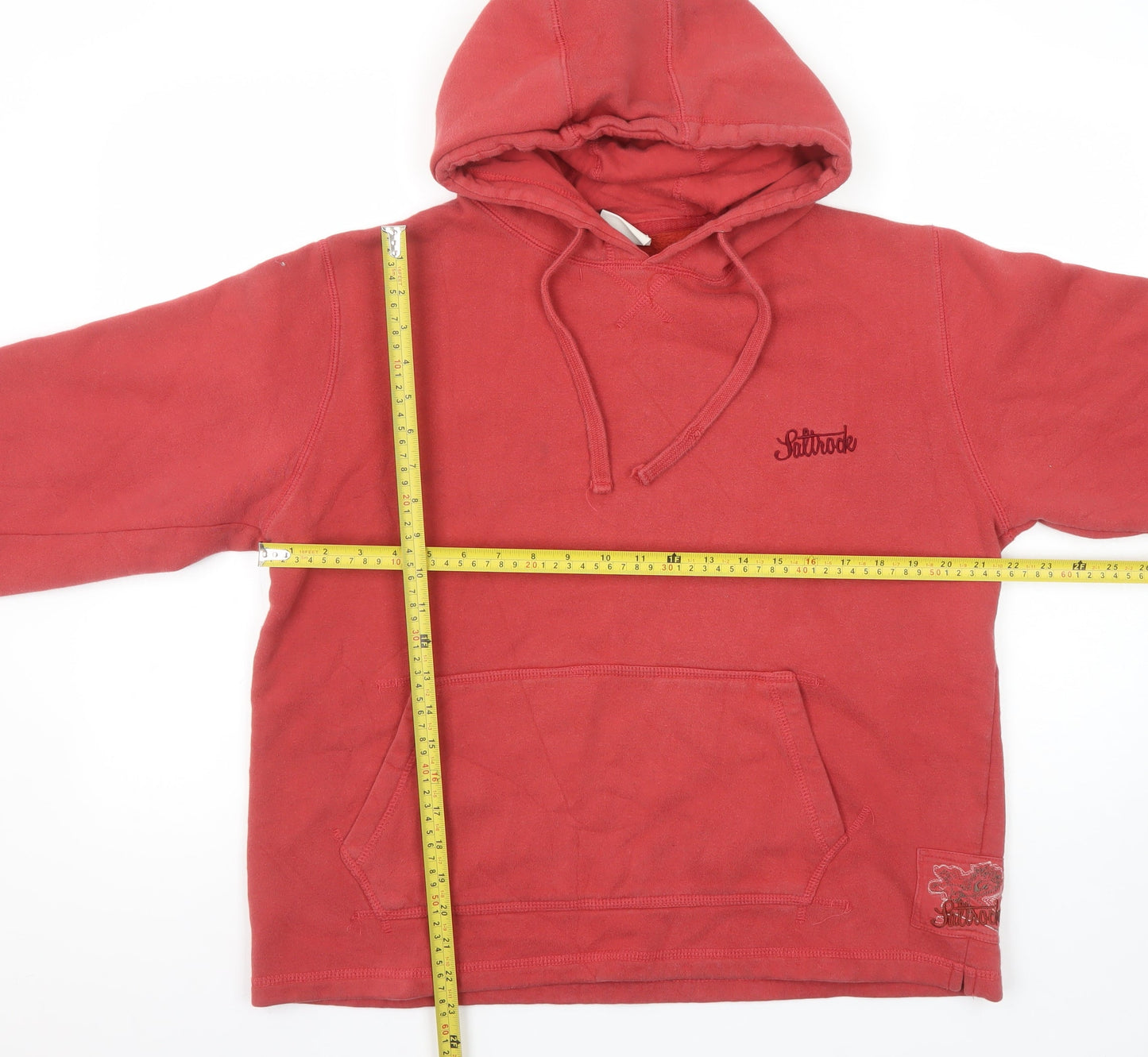 Womens UK Size S Saltrock Red Pullover Hoodie