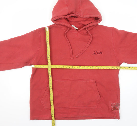 Womens UK Size S Saltrock Red Pullover Hoodie