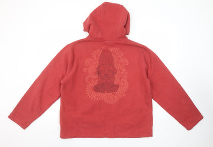 Womens UK Size S Saltrock Red Pullover Hoodie
