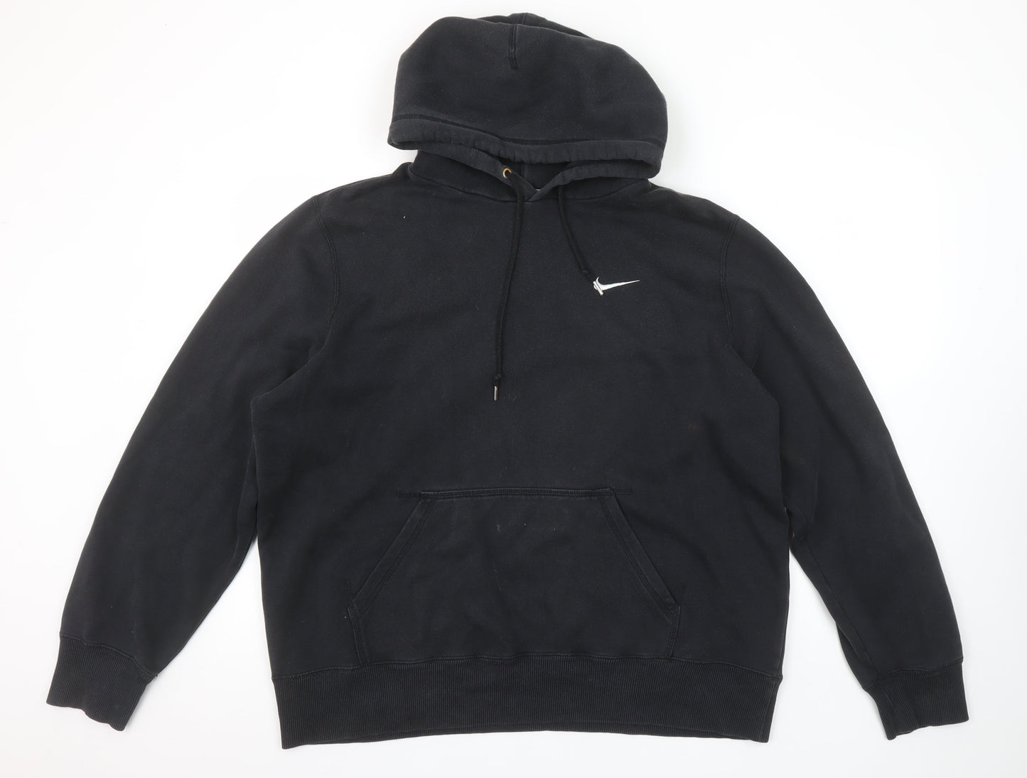 Womens UK Size L Nike Black Pullover Hoodie