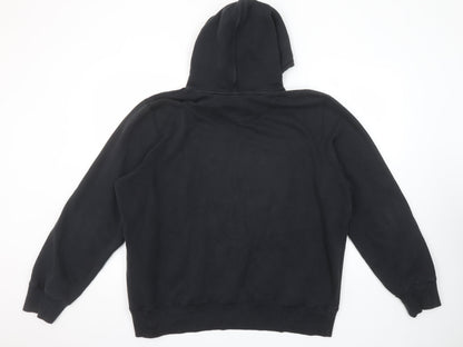 Womens UK Size L Nike Black Pullover Hoodie