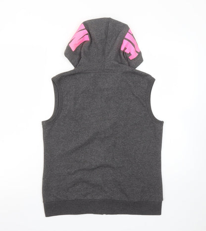 Womens UK Size 12 McKenzie Grey Vest Hoodie