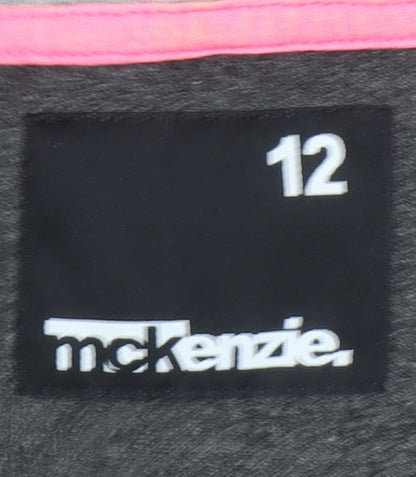 Womens UK Size 12 McKenzie Grey Vest Hoodie
