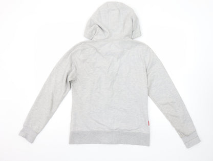 Womens UK Size 10 Raging Bull Grey Full Zip Hoodie