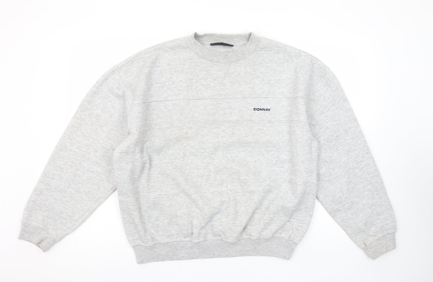 Womens UK Size M Donnay Grey Pullover Sweatshirt