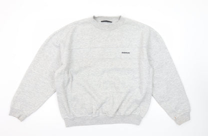 Womens UK Size M Donnay Grey Pullover Sweatshirt