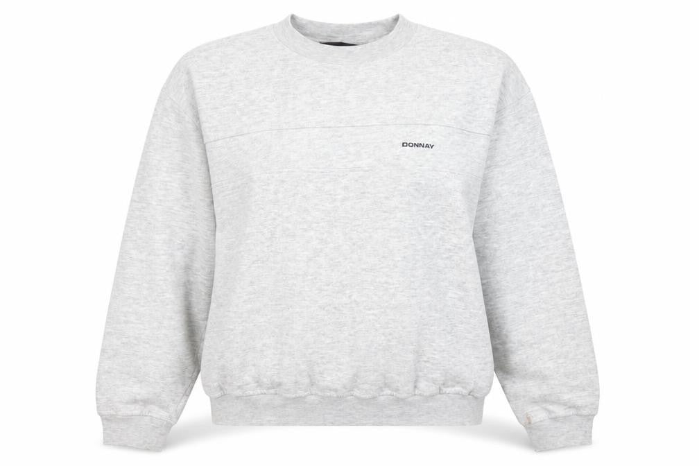 Womens UK Size M Donnay Grey Pullover Sweatshirt