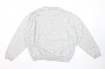 Womens UK Size M Donnay Grey Pullover Sweatshirt