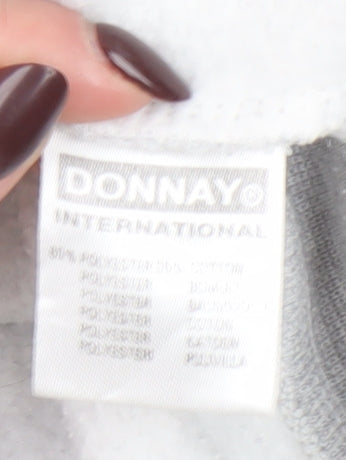 Womens UK Size M Donnay Grey Pullover Sweatshirt