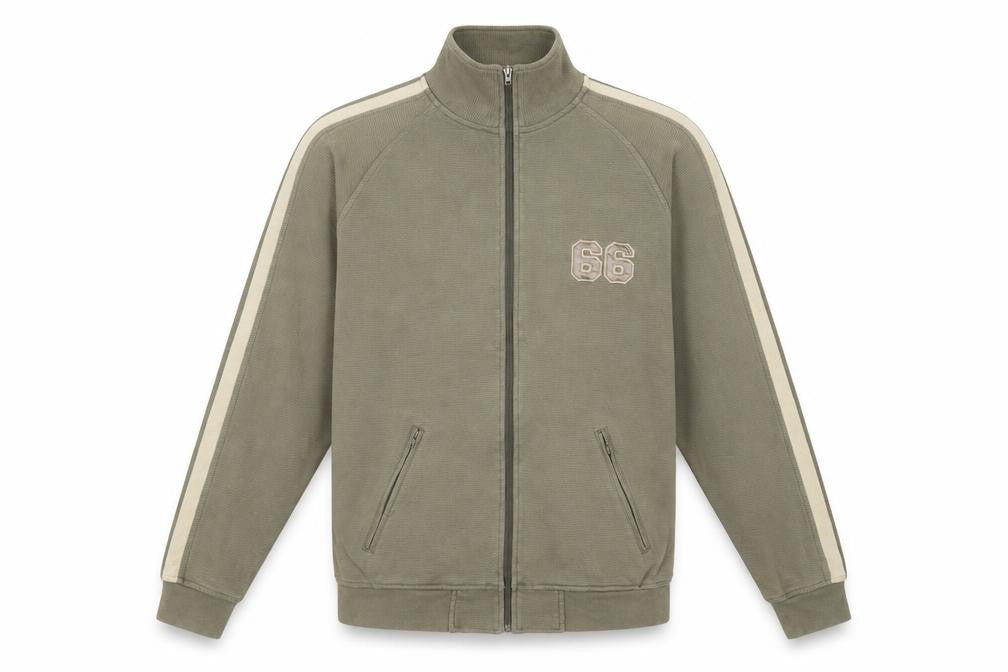 Easy Men’s Brown Full Zip Sweatshirt Size S Regular Fit