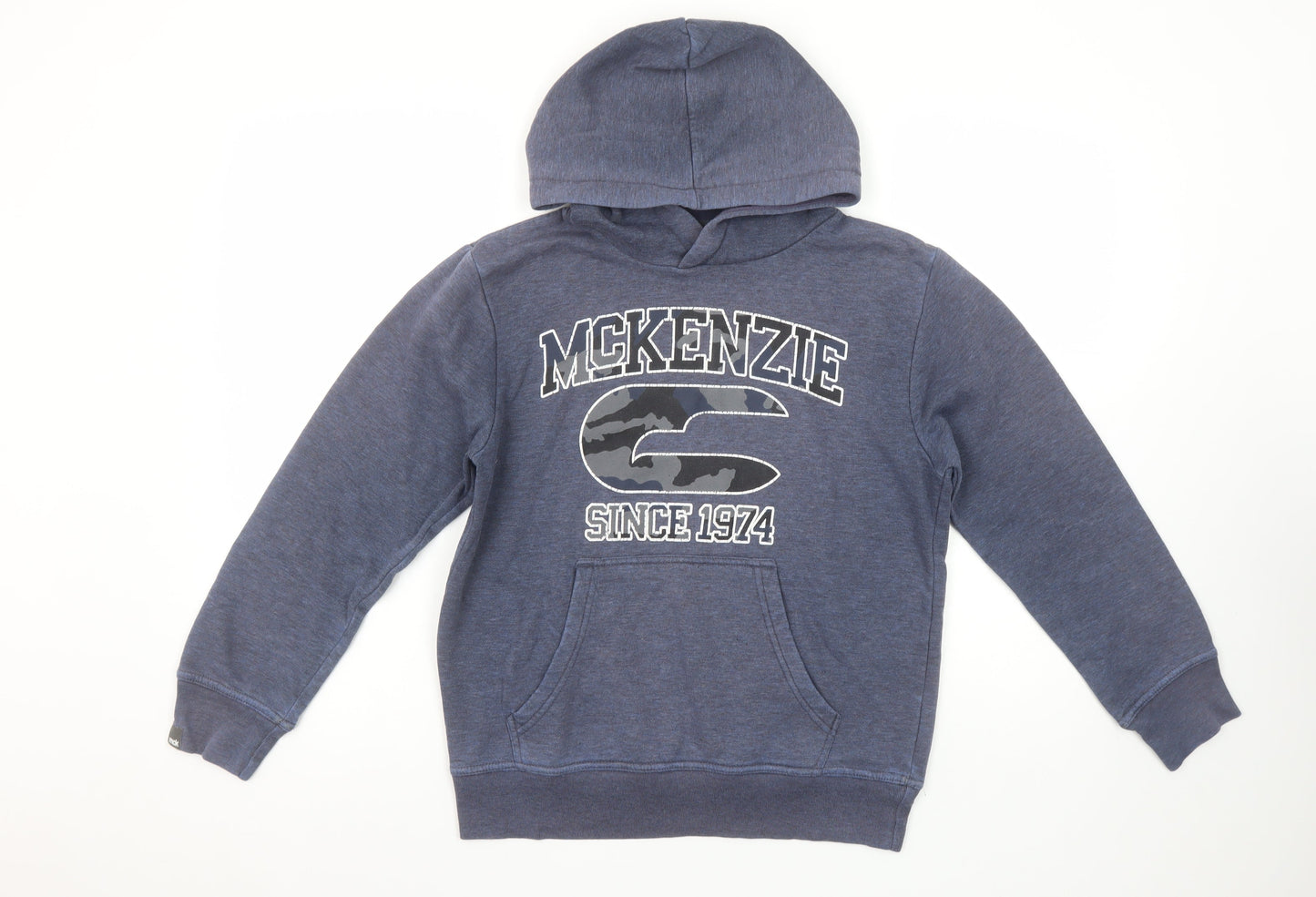 Boys UK Size 12-13 Years McKenzie Blue Pullover Hoodie