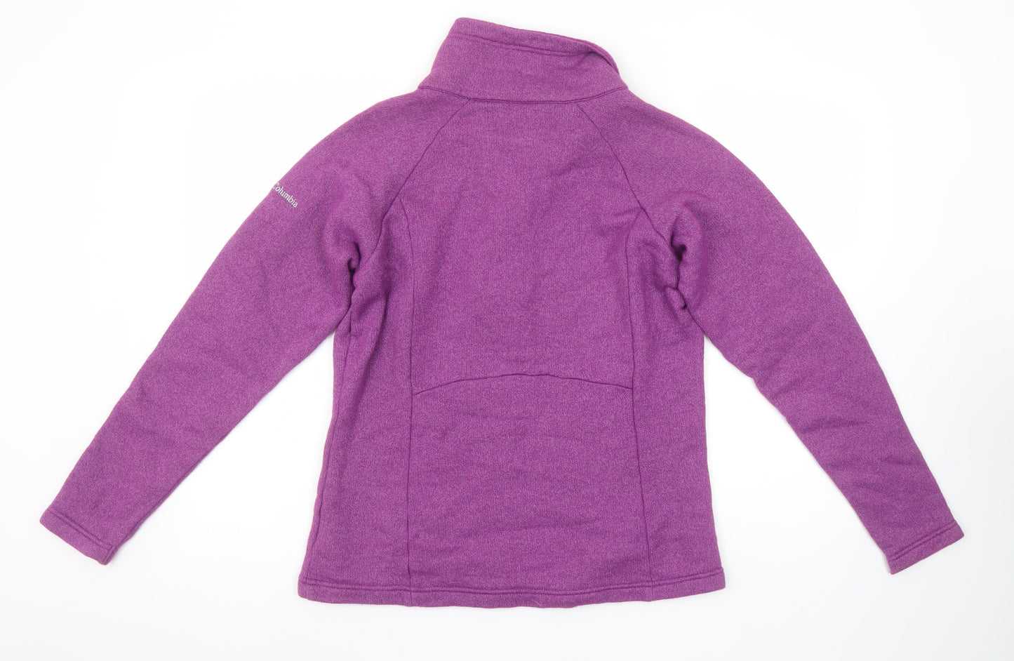 Womens UK Size S Columbia Purple Henley Sweatshirt