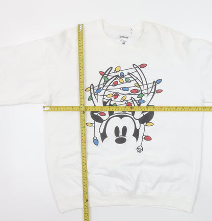 Womens UK Size M Disney White Pullover Sweatshirt