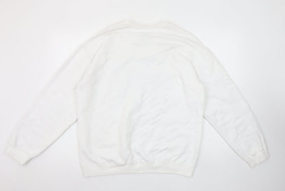 Womens UK Size M Disney White Pullover Sweatshirt