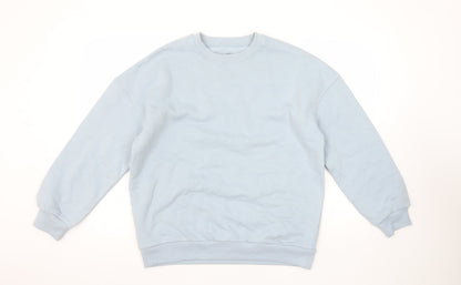 Marks and Spencer Girls Blue Crew Neck Weekend Edition Sweatshirt 13-14 Years