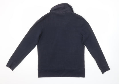 Womens UK Size S Banana Republic Blue Henley Sweatshirt
