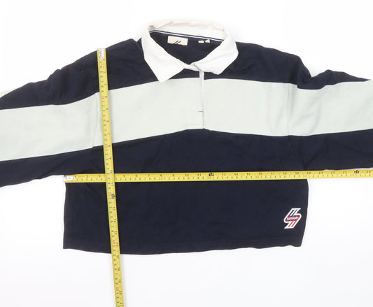 Womens UK Size 10 Superdry Blue Pullover Sweatshirt