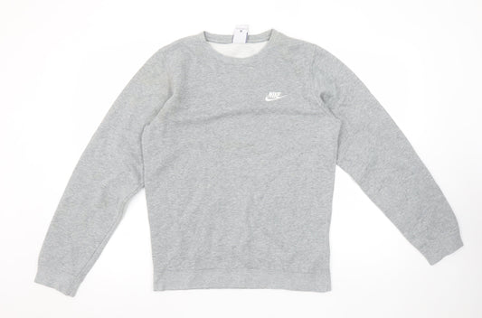 Womens UK Size XS Nike Grey Pullover Sweatshirt