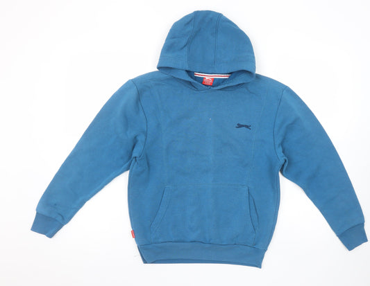 Boys UK Size 11-12 Years Slazenger Blue Pullover Hoodie