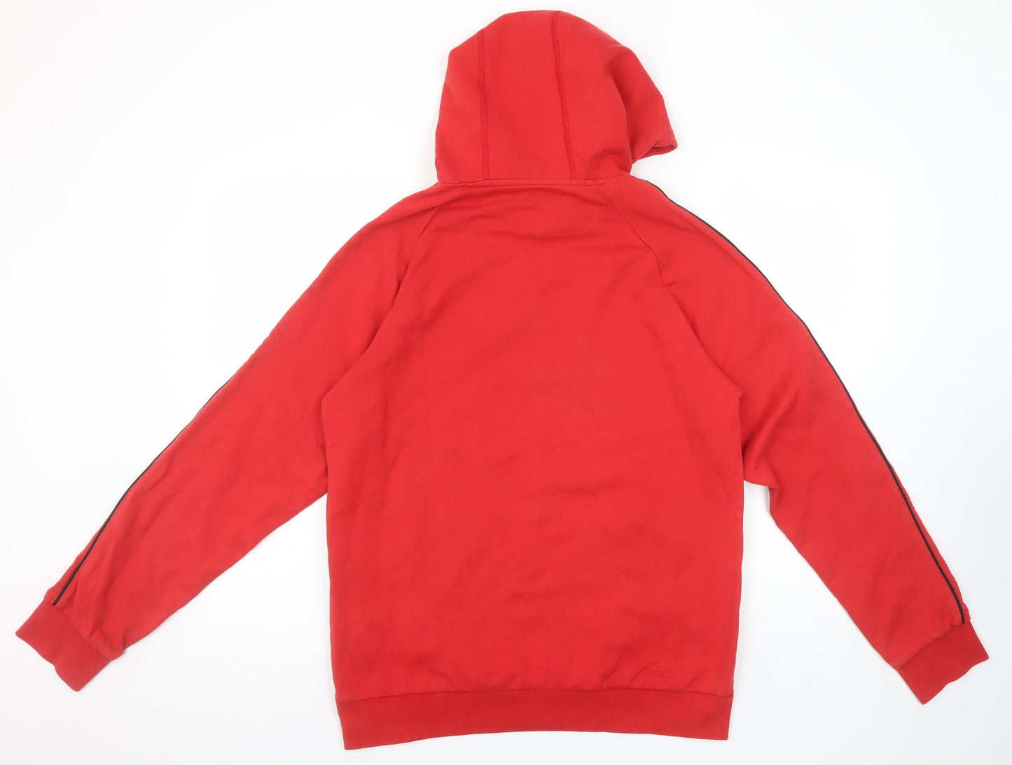 Mens UK Size M SL Benfica Red Pullover Hoodie
