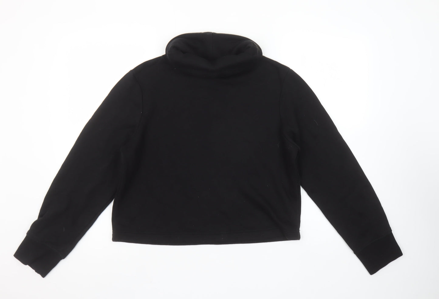 Womens UK Size S Zara Black Pullover Sweatshirt