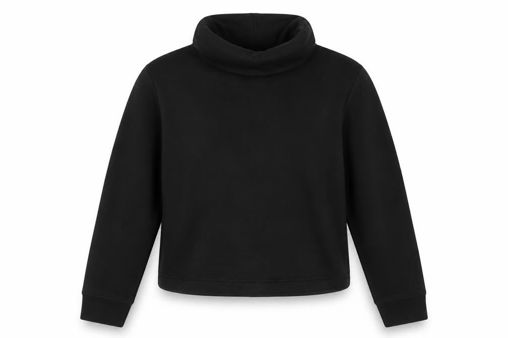 Womens UK Size S Zara Black Pullover Sweatshirt