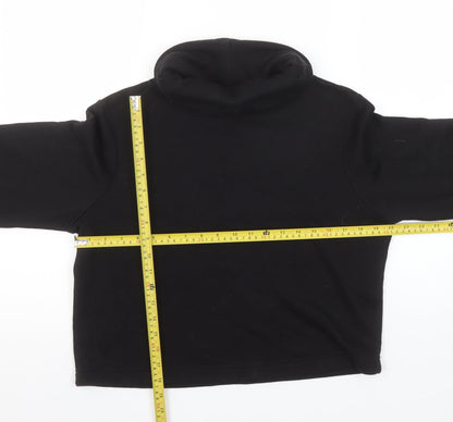 Womens UK Size S Zara Black Pullover Sweatshirt