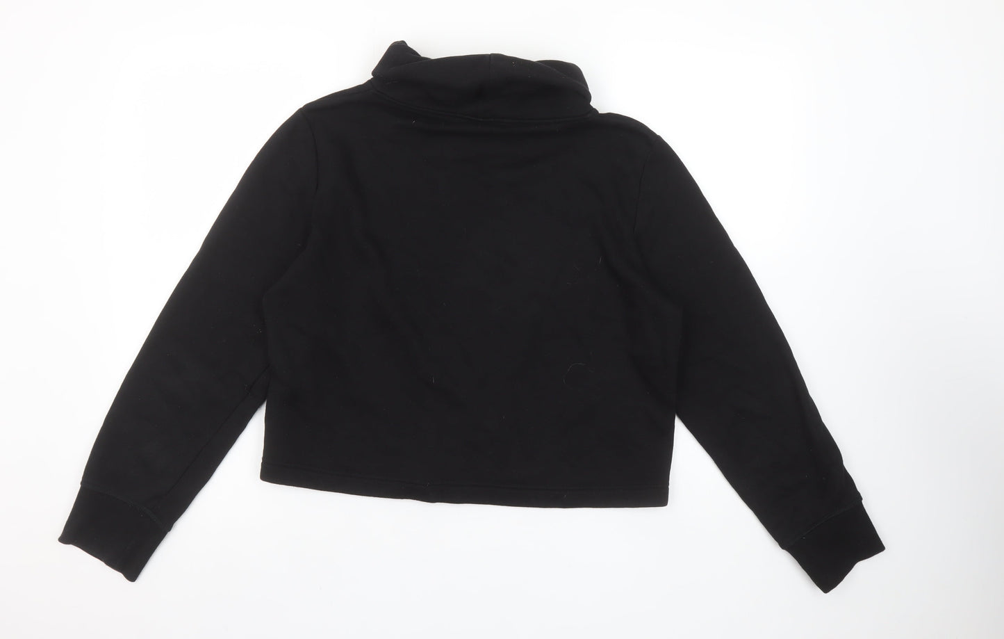 Womens UK Size S Zara Black Pullover Sweatshirt