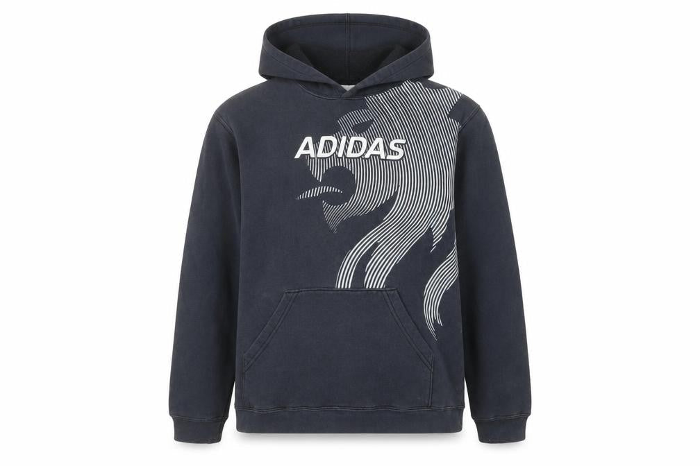 Boys UK Size XL adidas Black Pullover Hoodie