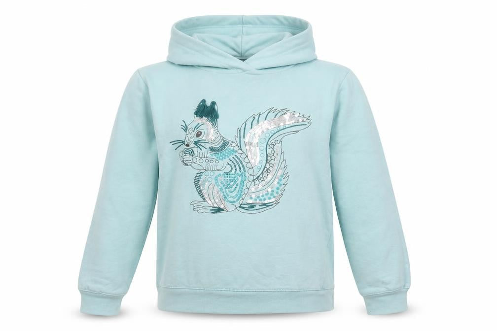 Girls UK Size 13-14 Years Yigga Blue Pullover Hoodie