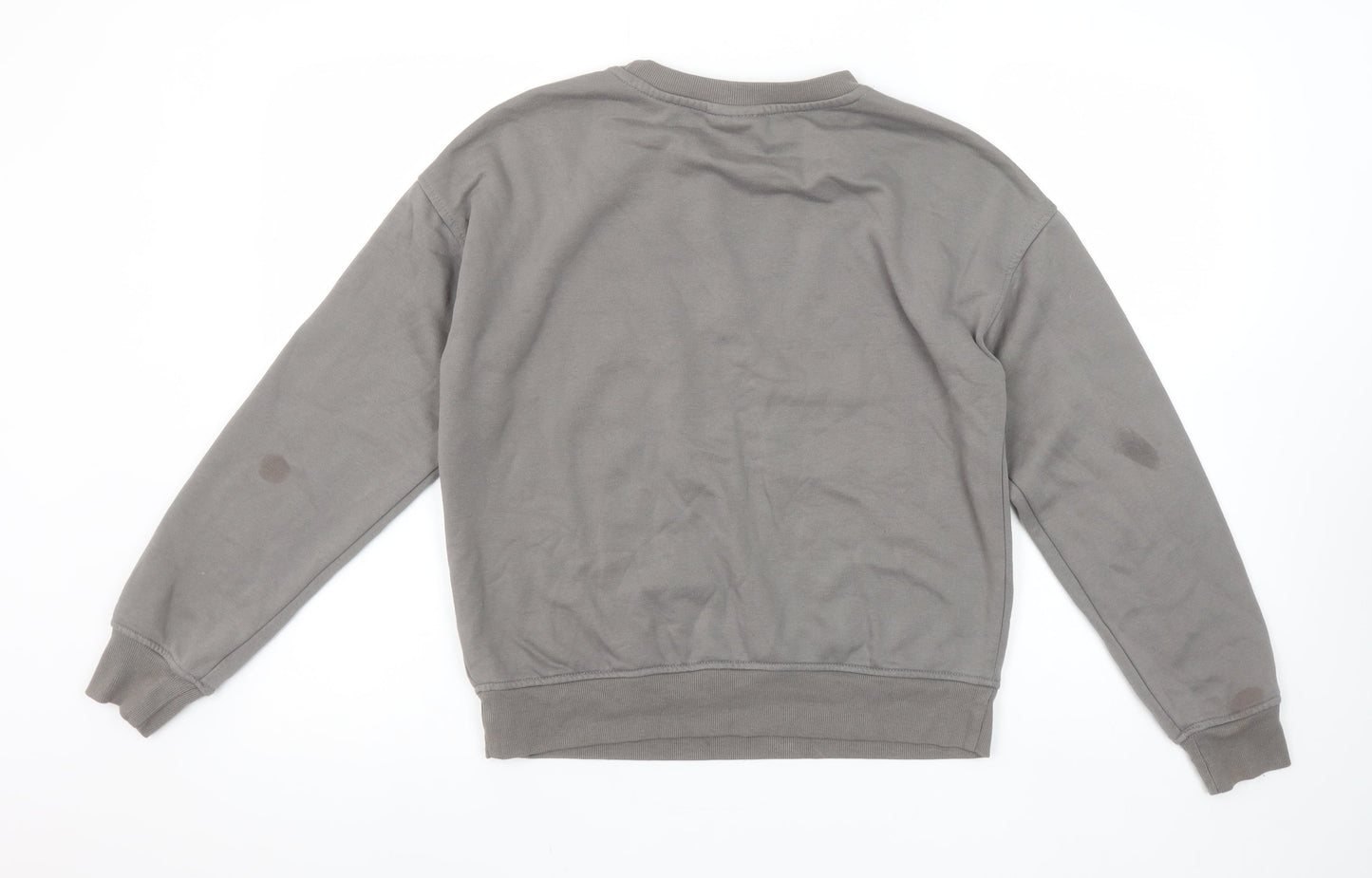 Womens UK Size 2XS Disney Grey Pullover Sweatshirt