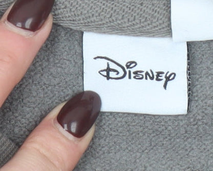 Womens UK Size 2XS Disney Grey Pullover Sweatshirt