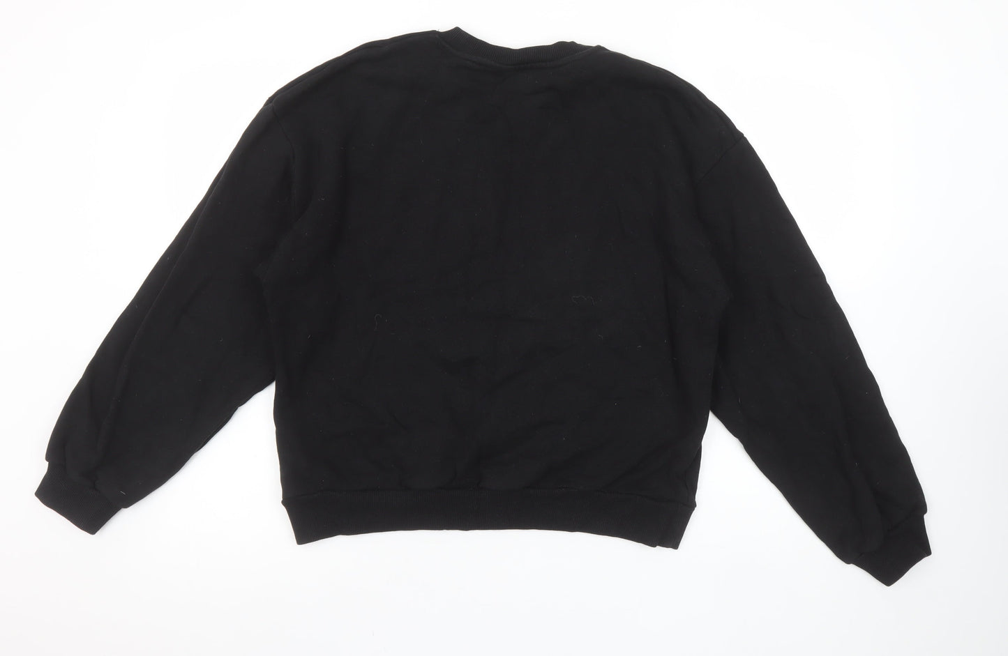Womens UK Size 8 ASOS DESIGN Black Pullover Sweatshirt