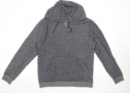 Mens UK Size M DC Grey Pullover Hoodie