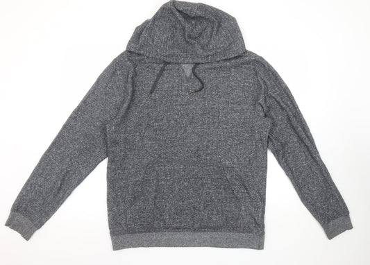 Mens UK Size M DC Grey Pullover Hoodie