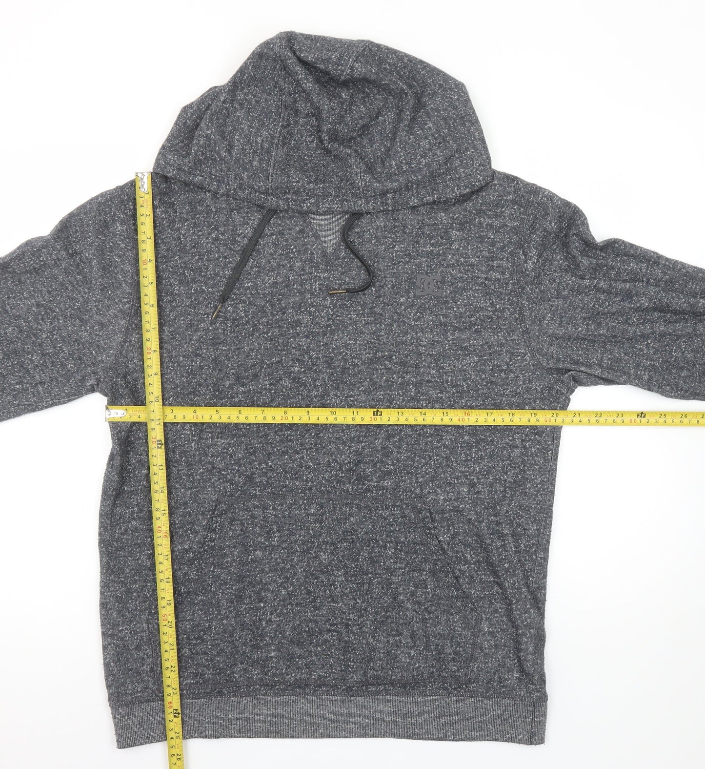 Mens UK Size M DC Grey Pullover Hoodie