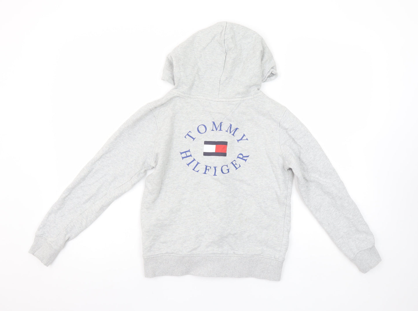 Boys UK Size 12 Years Tommy Hilfiger Grey Full Zip Hoodie