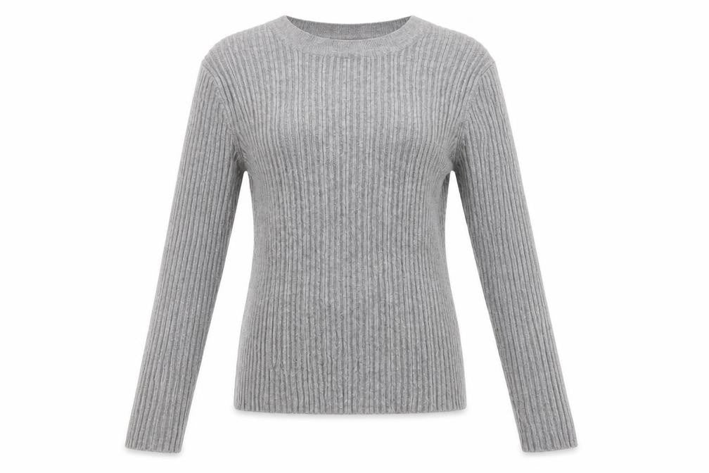 Girls UK Size S FOREVER 21 Grey Basic Pullover T-Shirt