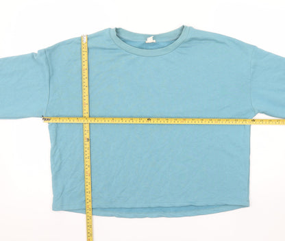 Womens UK Size M River Island Blue Pullover Sweatshirt