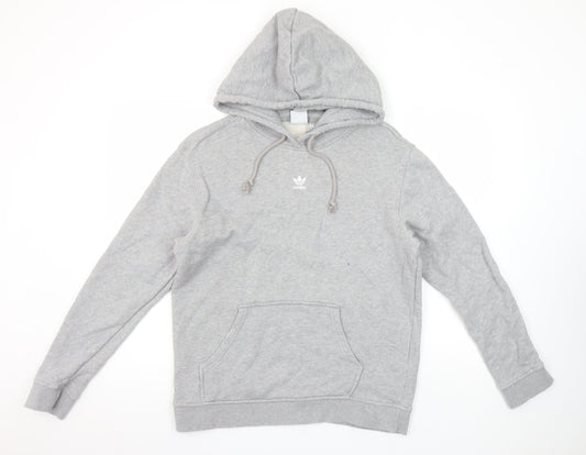 Womens UK Size 14 adidas Grey Pullover Hoodie