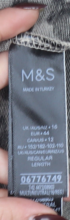 Womens UK Size 16 Marks and Spencer Bodycon Dress
