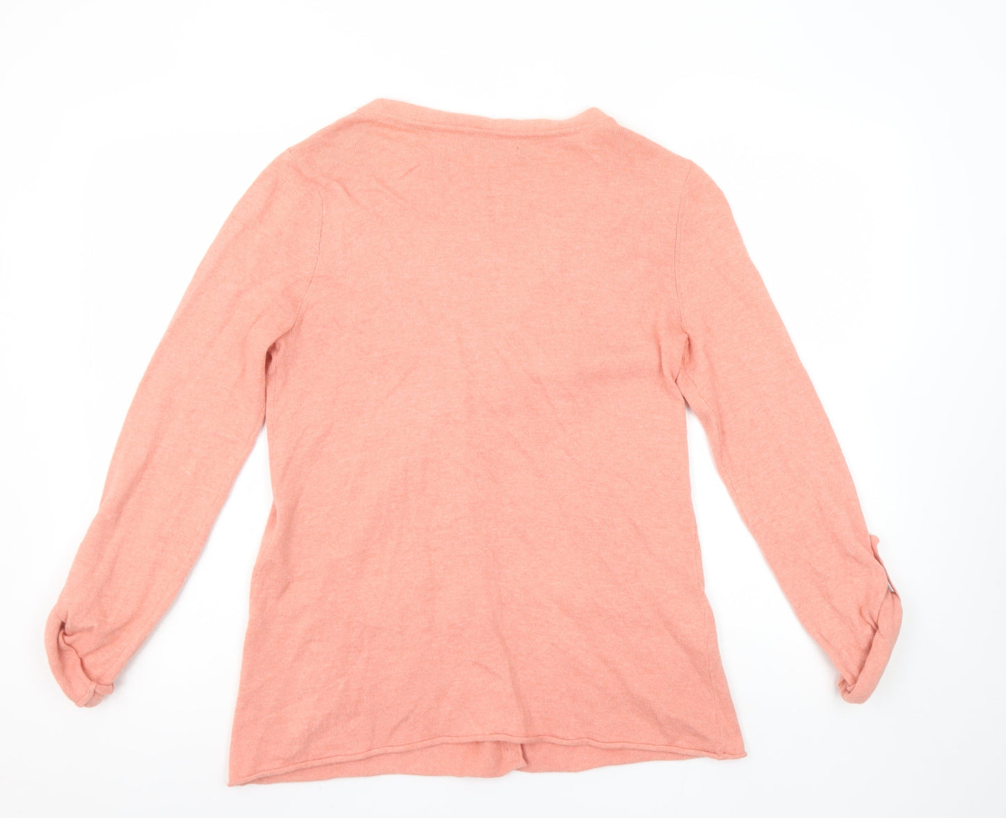 Womens UK Size 12 Laura Ashley Pink Cardigan Jumper