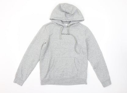 Womens UK Size M Champion Grey Pullover Hoodie
