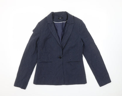 Womens UK Size 10 F&F Regular Blue Blazer