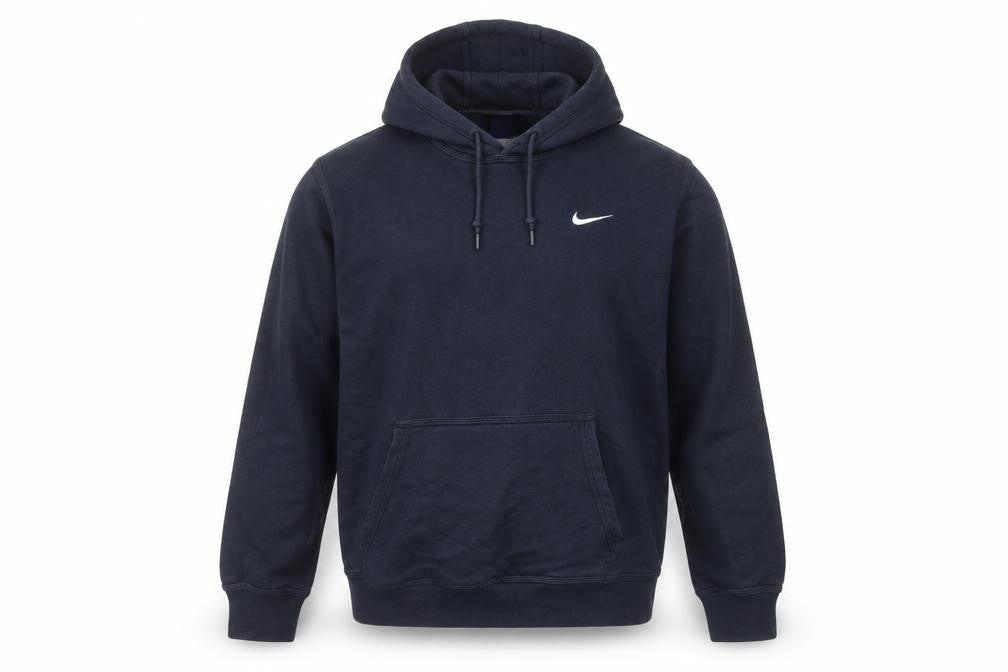 Mens UK Size L Nike Blue Pullover Hoodie